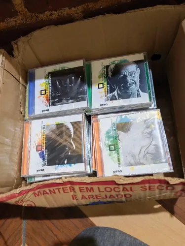 CD's da Coleção SESC sonoridades, diversos artistas renomados