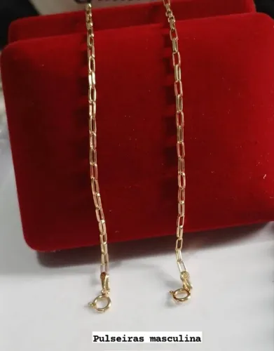 Pulseira em ouro 18k ocada 1,3 gramas