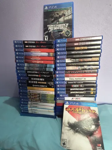 Jogos PS4 - GTA Gran turismo homem-aranha god of war