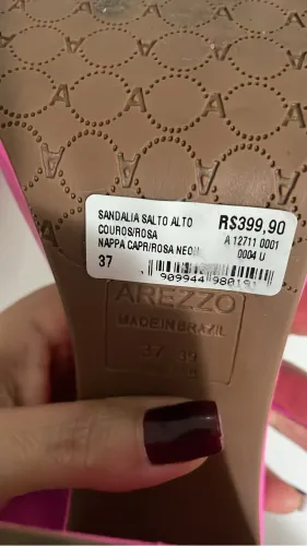 Sandália plataforma AREZZO