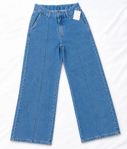 Calça wide leg infantil
