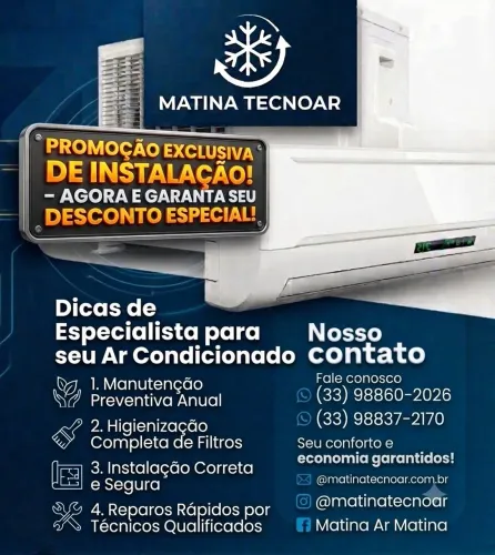 Serviços De Instalação e Higienização Profissional A Partir De R$ 199,90