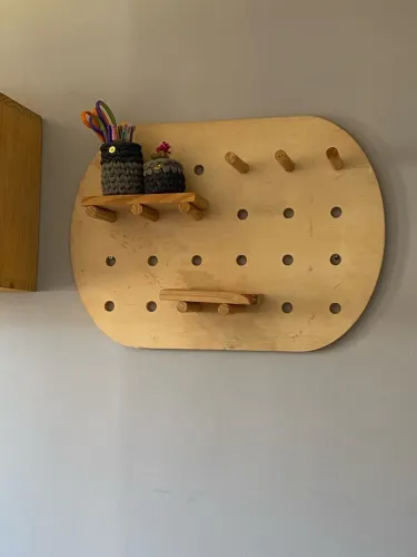PAINEL PEGBOARD MADEIRA