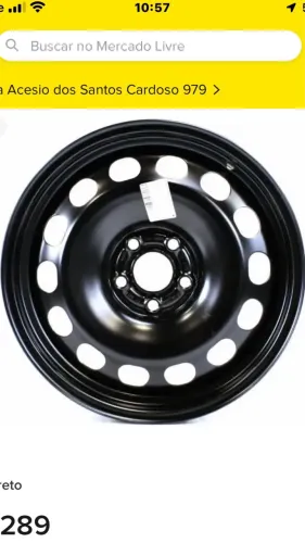 Kit de jantas aro 16 com as calotas 5 furos
