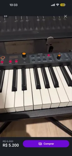 Studiologic Numa Compact 2 Impecável | 88 Teclas Fatar | Bag + Fonte Original
