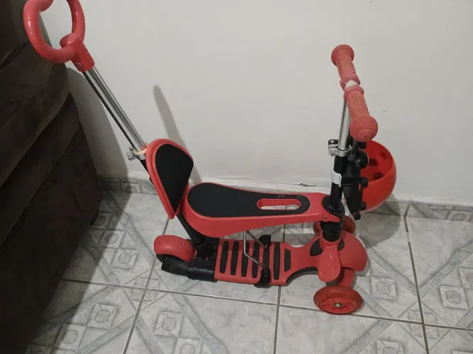 Patinete 2 em 1 carrinho