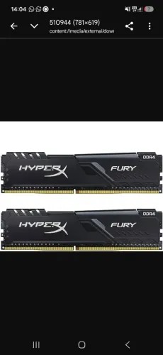 MEMORIA 16GB (2X8) DDR4 3200MHZ. ACEITO CARTAO