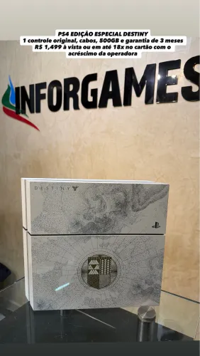 PS4 EDIÇÃO ESPECIAL DESTINY COM GARANTIA