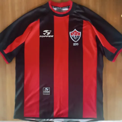 camisa original 2000 vitória ec topper tamanho gg listrada 1999