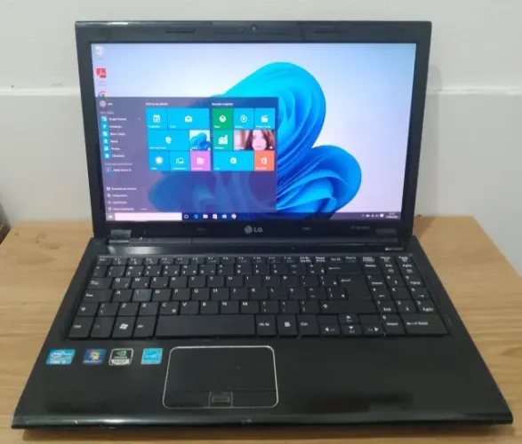 Notebook LG 15,6 Core I5 6gb, hd 120gb Windows 10 Bateria boa Ac cartão