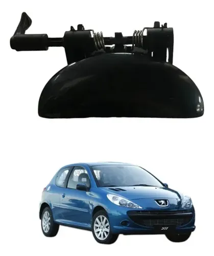 Macaneta Externa Porta Traseira Direita Peugeot 207 2011 Peça 1 Traseira