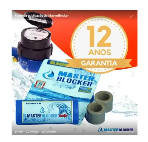 BLOQUEADOR DE AR MASTER BLOCKER NOVO LOTE