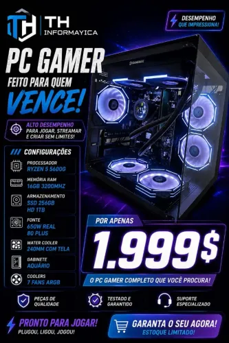 Pc gamer completo aquario