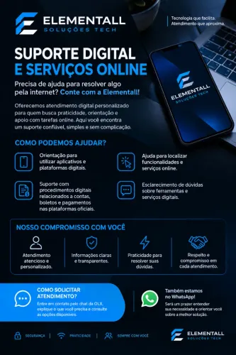 Suporte Digital e Serviços Online | Elementall Soluções Tech