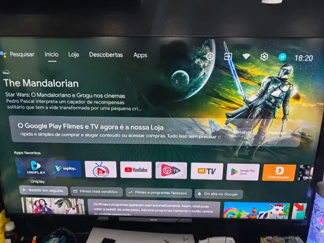 Smart tv Philips 50 polegadas 4k UHD