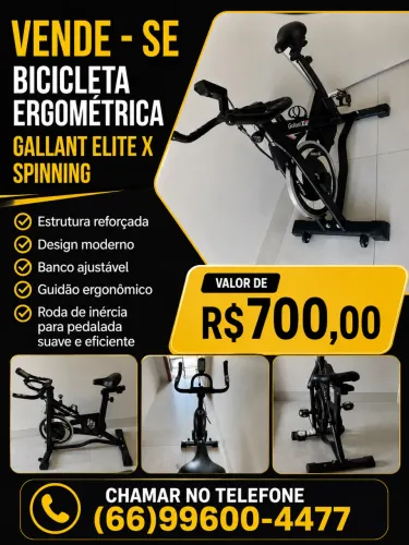 Vende - se Bicicleta Ergométrica Gallant Elite X Spinning