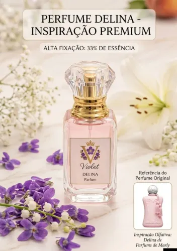 Perfume Delina (Inspiração) - Alta Fixação (33% de Essência) Perfumaria artesanal fina