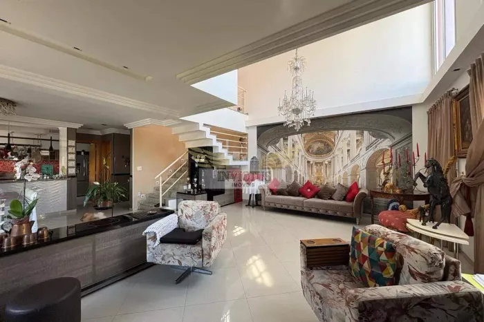 Cobertura com 4 Suítes para Alugar, 250m² - Bairro Jardim, Santo André/SP.
