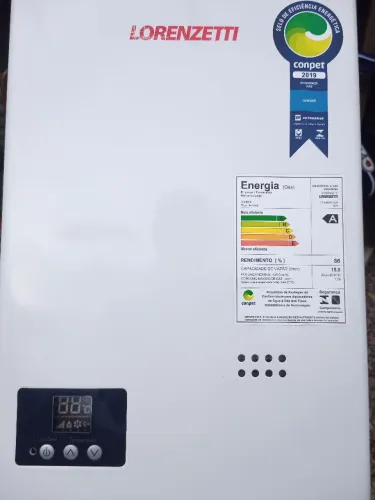 Aquecedor de água Lorenzetti, modelo LZ 1600 D GLP