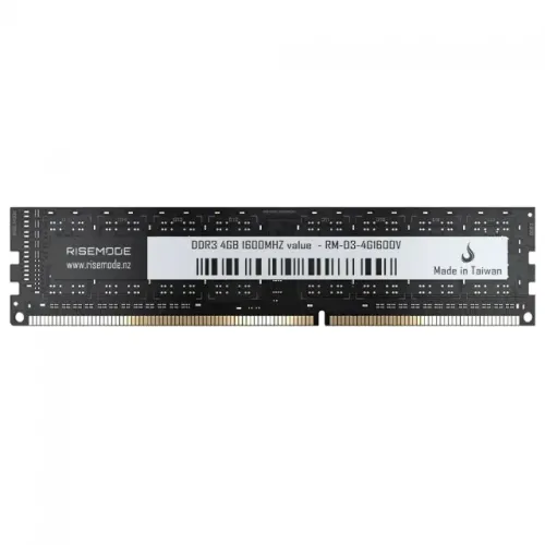 Memória DDR3 Rise Mode Value, 4GB, 1600MHz, RM-D3-4G1600V