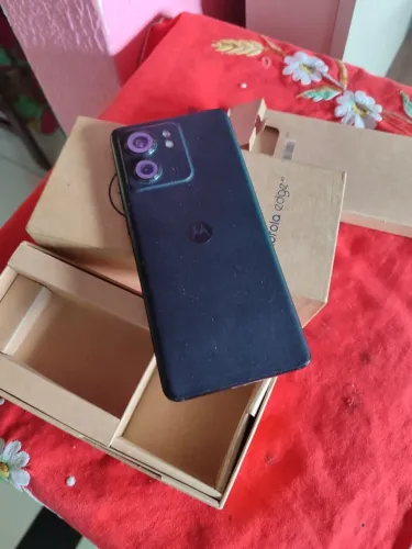 Moto edge 40 256gb 8+8 ram a prova d'agua caixa ccarregador nota película blindagem