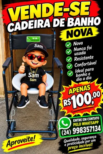 Vende o uma cadeira de banho