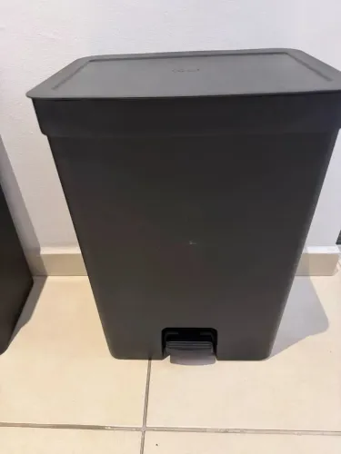Lixeira Dupla 30L com Pedal para Cozinha - Coleta Seletiva Orgânico e Reciclável OU Trium