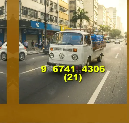 Frete rápido e seguro para sua mudança! Contato: 21?9?6741?4306 - Paulo