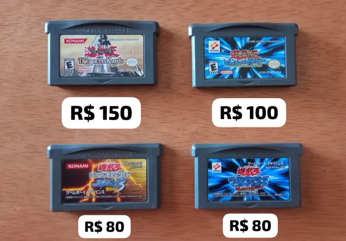 Jogos Yu-Gi-Oh Game Boy Advance GBA