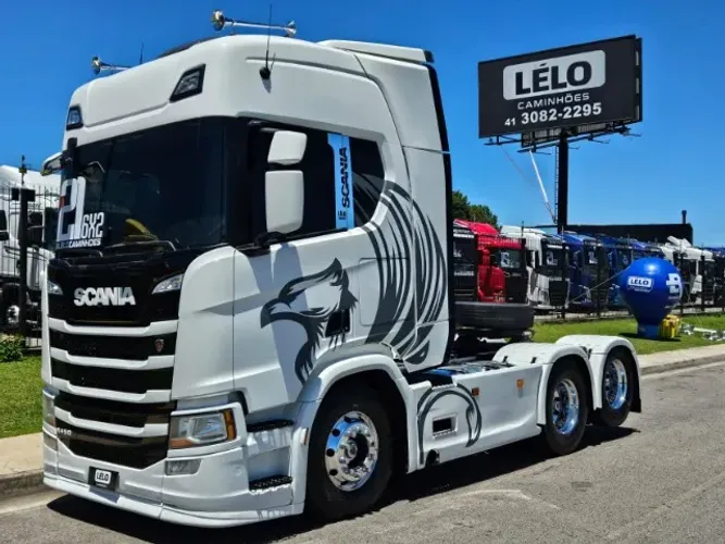 Scania R450 6x2 Highline Ano 2021 Euro 5, Freio Retarder Teto Alto, Automático
