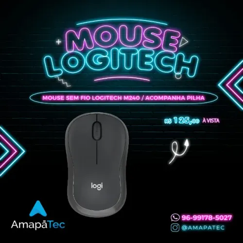 Mouse Logitech Bluetooth M240 Silent Grafite