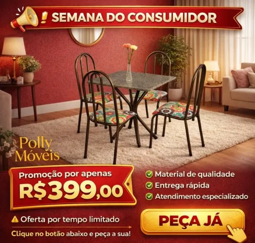 Mesa Júlia! Pronta Entrega!
