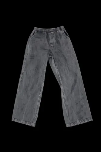Calça baggy lavagem preta