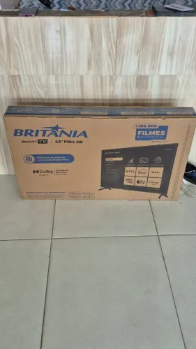 Smart TV 42" Full HD NOVA LACRADA COM GARANTIA E NOTA FISCAL