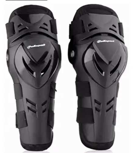 02 (dois) pares de Joelheira Polisport Devil Articulada Trilha Enduro