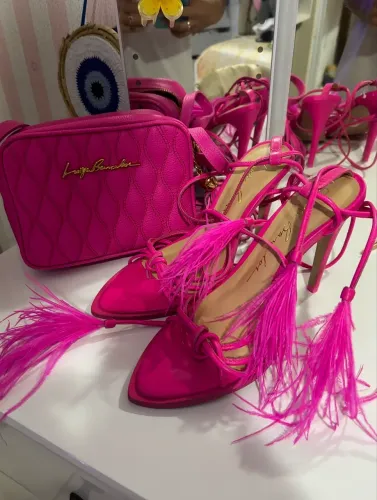 Conjunto bolsa e salto Luiza Barcelos
