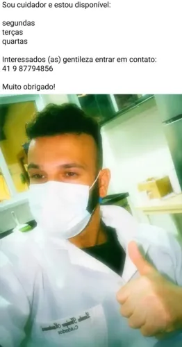 Cuidador / hospitalar / acompanhar