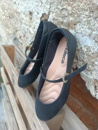 Sapatilha Moleca Preta 