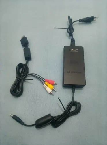 FONTE PARA PLAYSTATION 2 PARALELA + CABO AV USADO