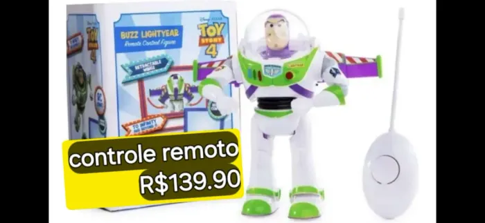 Buzz toy story controle remoto