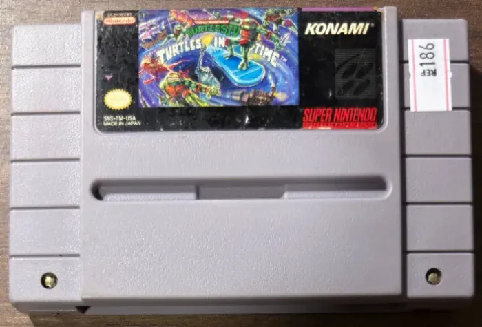 Teenage Mutant Ninja Turtles IV Turtles in Time Original SNES Super Nintendo