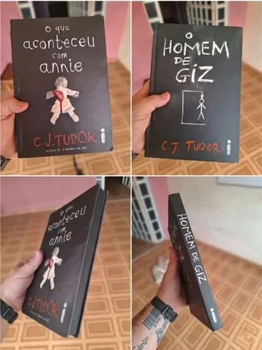 Vendo 2 Livros - O Homem de Giz + O Que Aconteceu Com Annie (ambos capa dura)