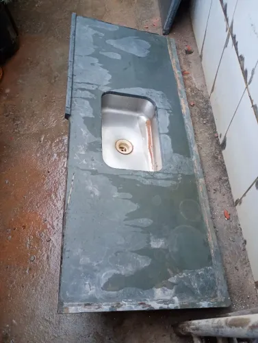 Pia de cozinha 1.5m e bancada 60x60
