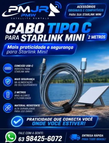 Cabo para Starlink Mini