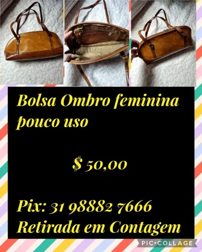 Bolsa de ombro feminina elegante