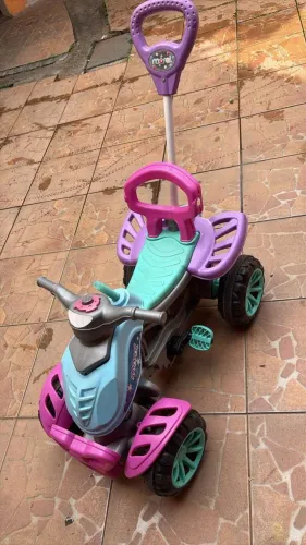 carrinho que vira velotrol 