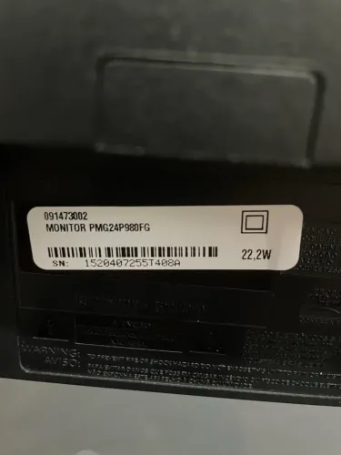 Monitor Gamer Philco 24? 165Hz com defeito 