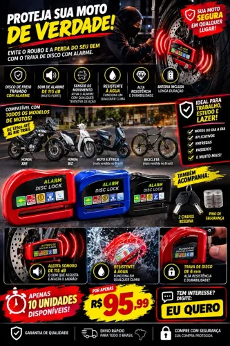 Alarm disc lock