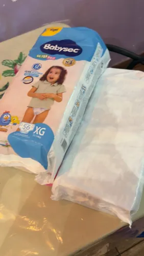 Fraldas babysec XG novas