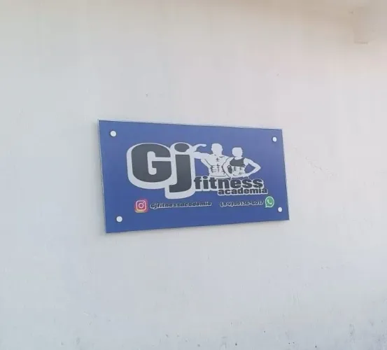 Placa de vidro divulgação frente de loja
